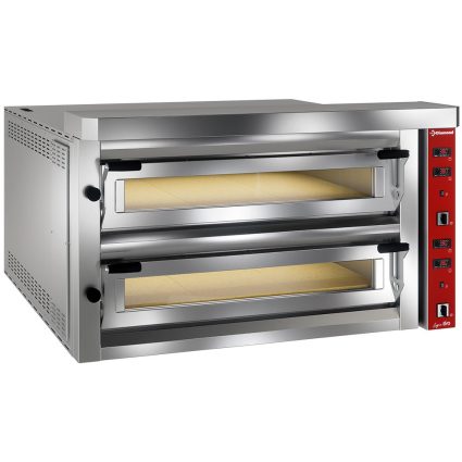 Elektrisk pizzaovn "ekstra stor", 2x9 pizzaer