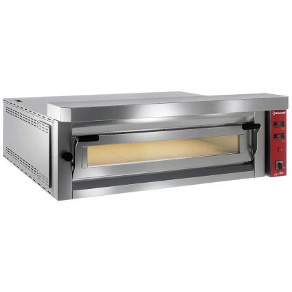 Elektrisk pizzaovn "ekstra stor", 9 pizzaer 350 mm - FULDSTÆNDIG STENUTVÆRK