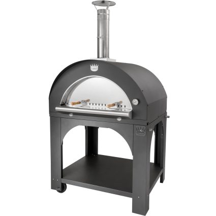 Pulcinella Brændefyret Pizzaovn 100x80 cm. Antracit